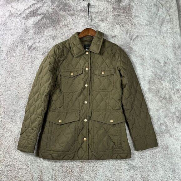 J. Crew Jackets & Blazers - J.Crew Jacket Womens‎ Small Green Excursion Quilted Down 48592